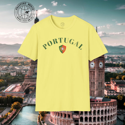 Portugal Coat of Arms Flag Shield T-Shirt