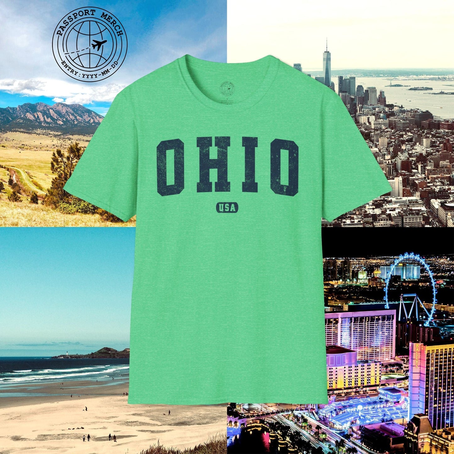 Classic Athletic, Ohio (50 States Edition) T-Shirt