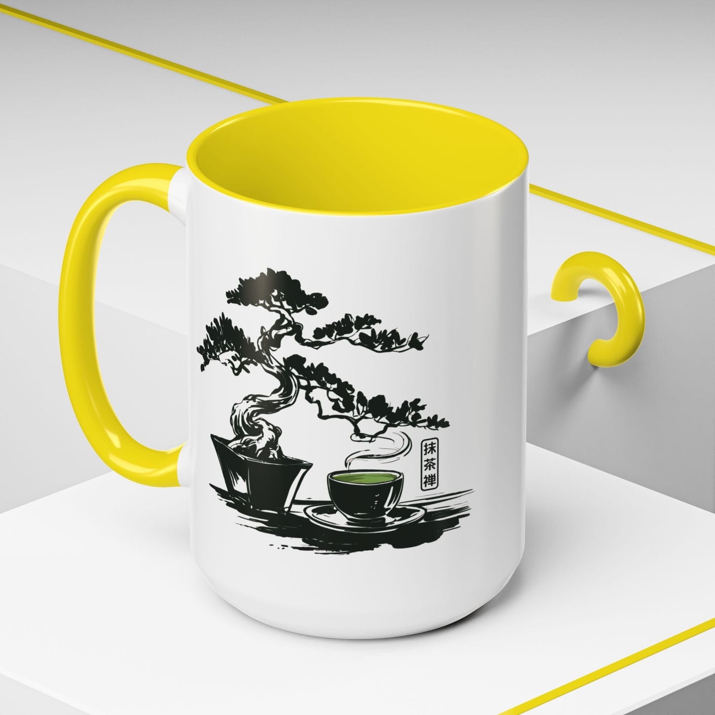 Vintage Matcha Zen, Japan 15oz Mug