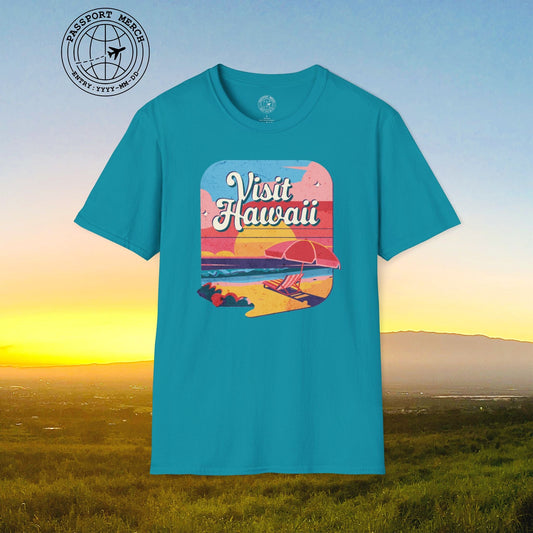 Retro Visit Hawaii T-Shirt