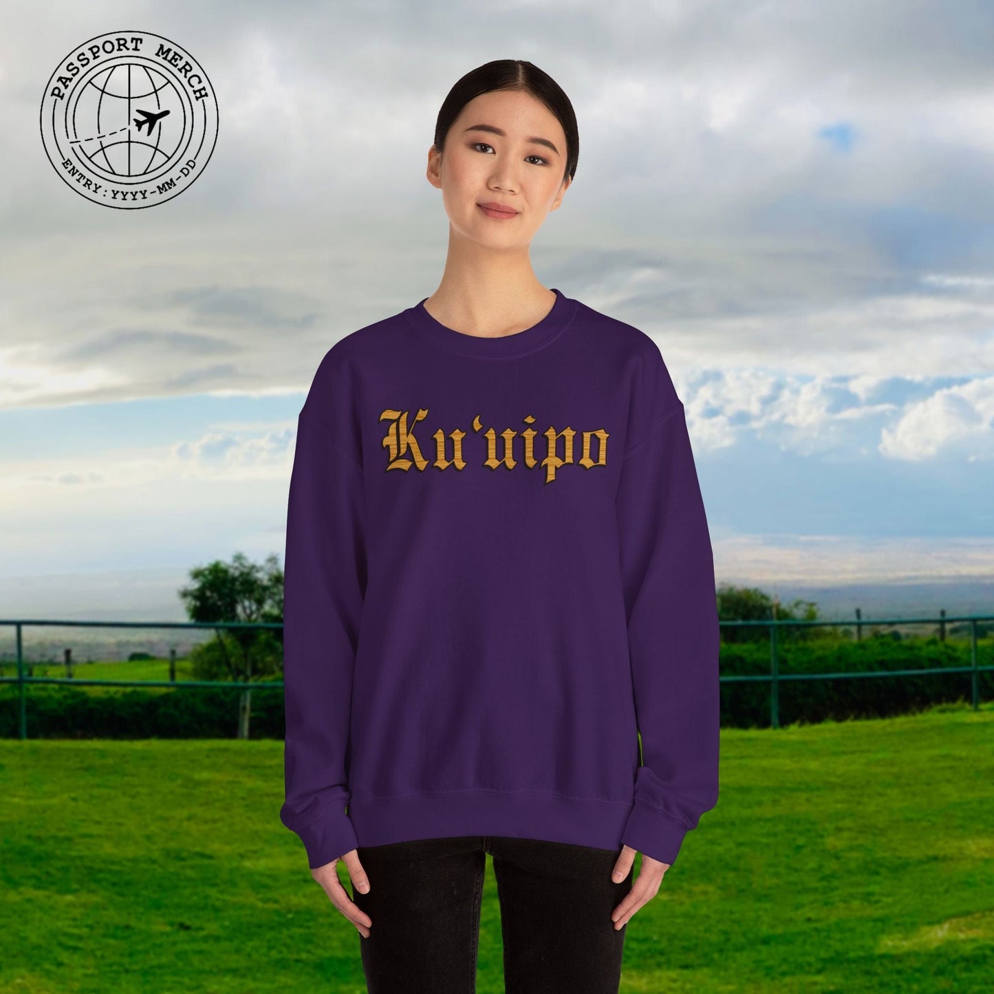 Koa Wood Ku'uipo (Hawaiian Jewelry Style) Crewneck