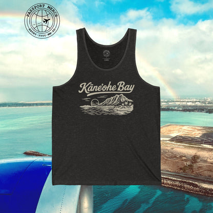 Kaneohe Bay Vintage Monochrome, Hawaii Tank Top