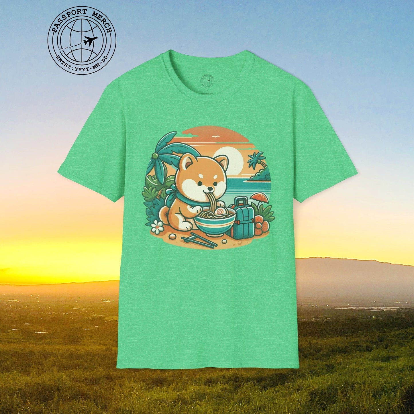 Japanese Shiba Inu Meets Hawaiian Saimin T-Shirt
