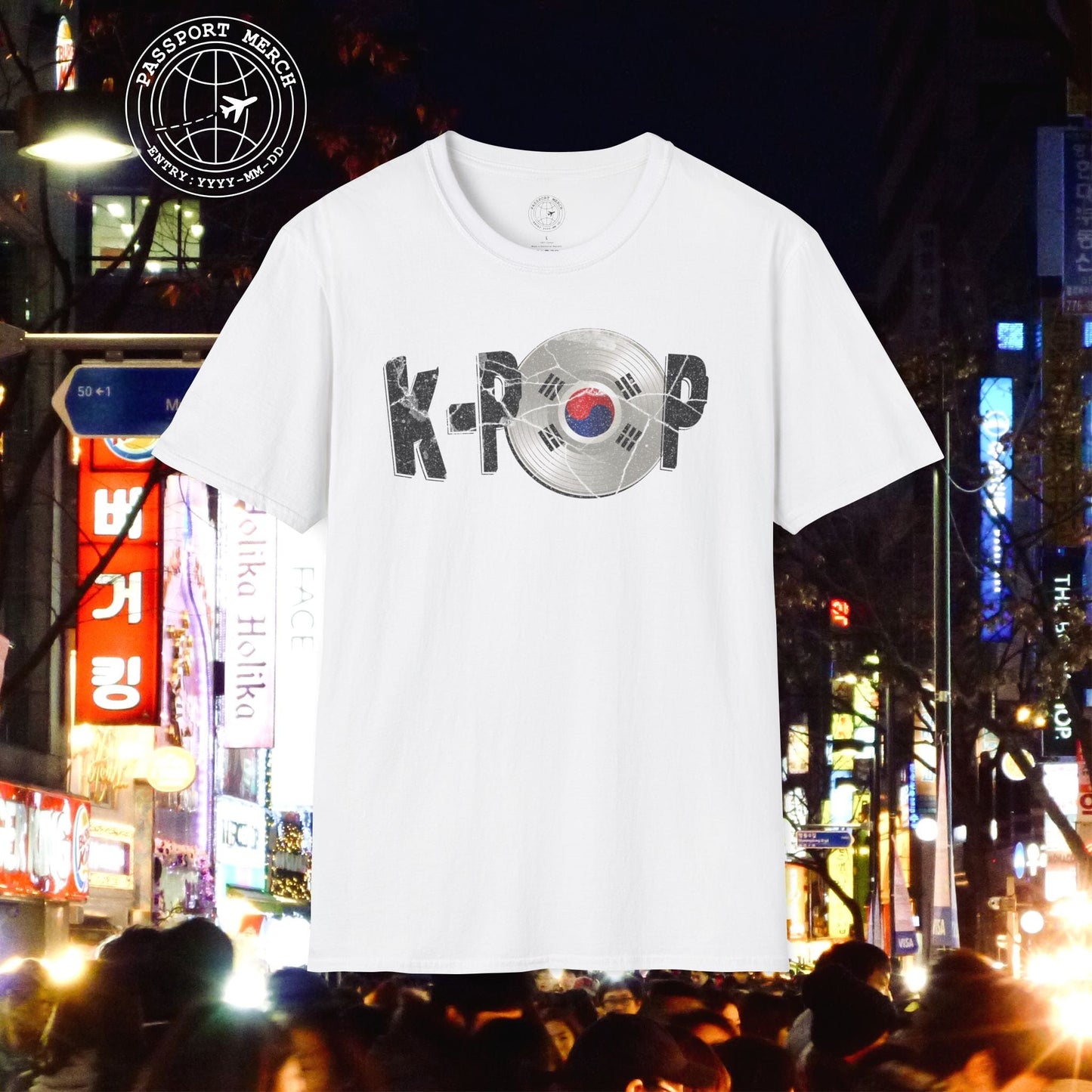 K-POP Vinyl, Korea T-Shirt