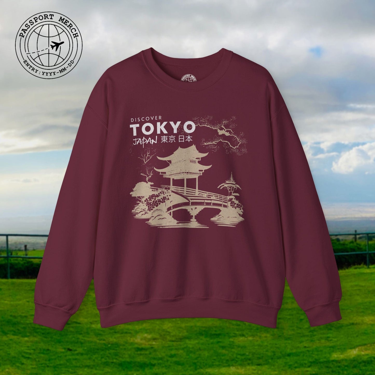 Discover Tokyo Japan Crewneck