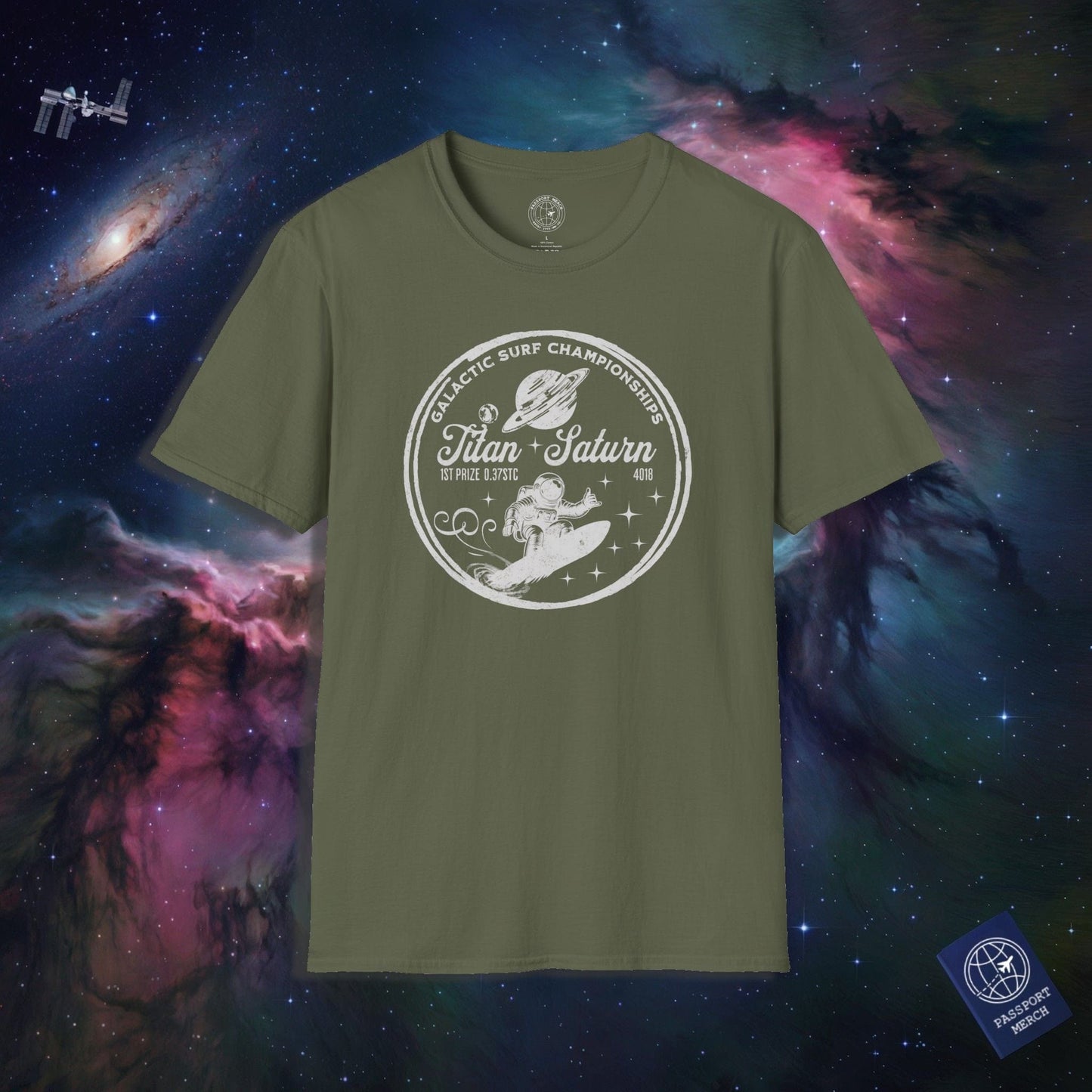 Galactic Surf Championships, Titan, Saturn T-Shirt