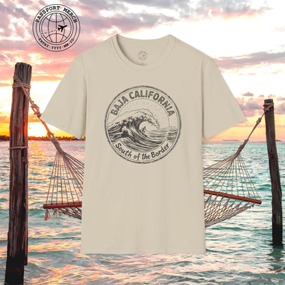 Surf South of the Border, Baja California, Mexico T-Shirt