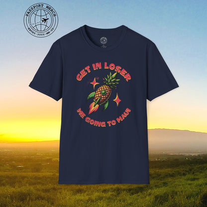 Pineapple Rocket Ship to Maui, Hawaii T-Shirt