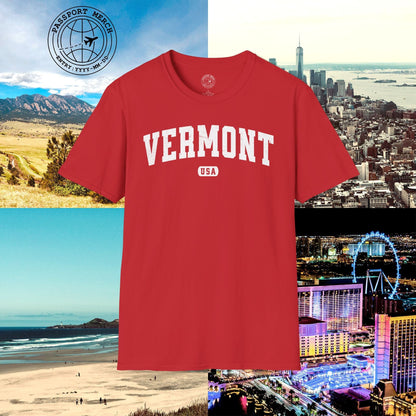 Classic Athletic, Vermont (50 States Edition) T-Shirt