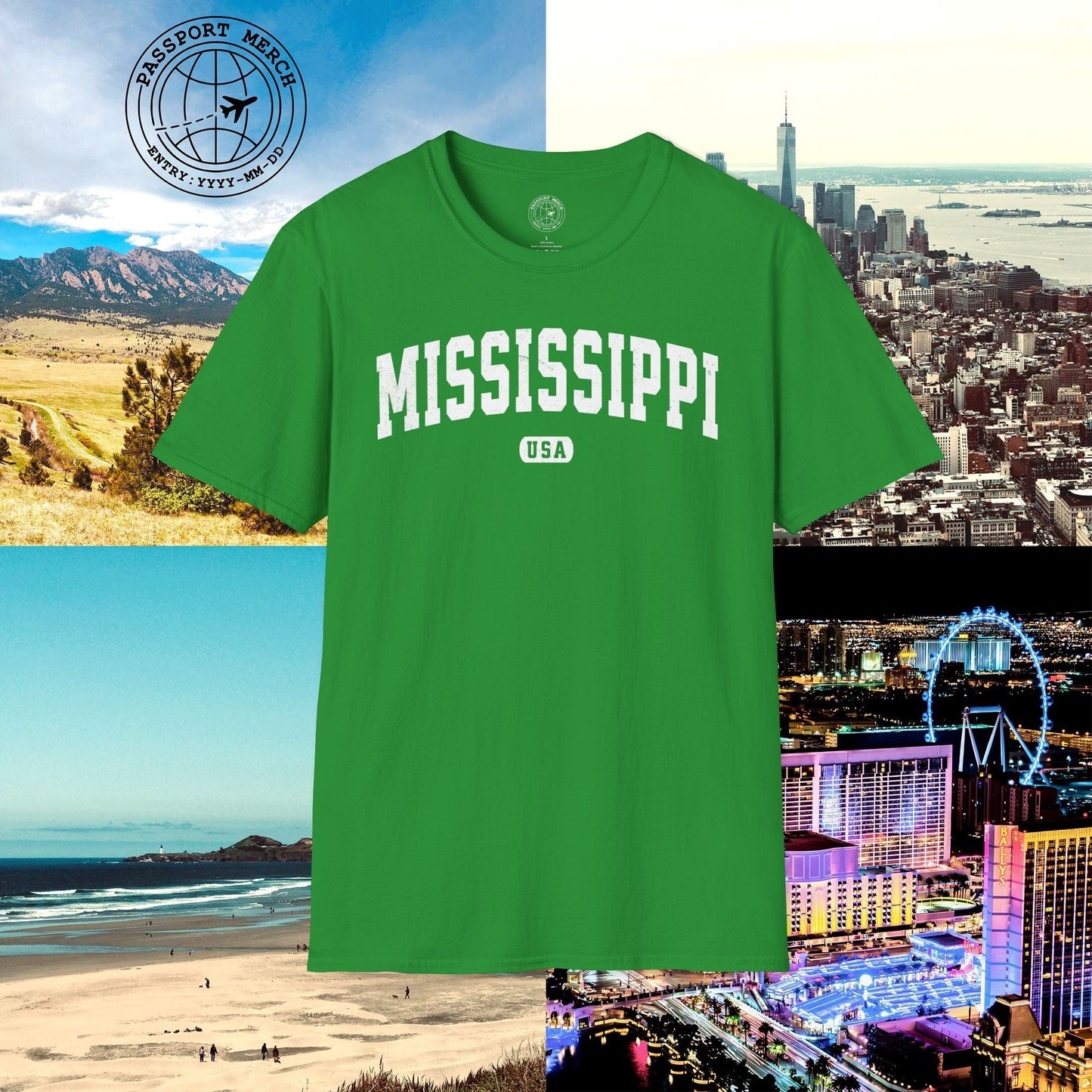 Classic Athletic, Mississippi (50 States Edition) T-Shirt