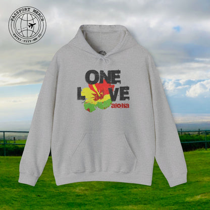 One Love, Aloha, Hawaii Hoodie