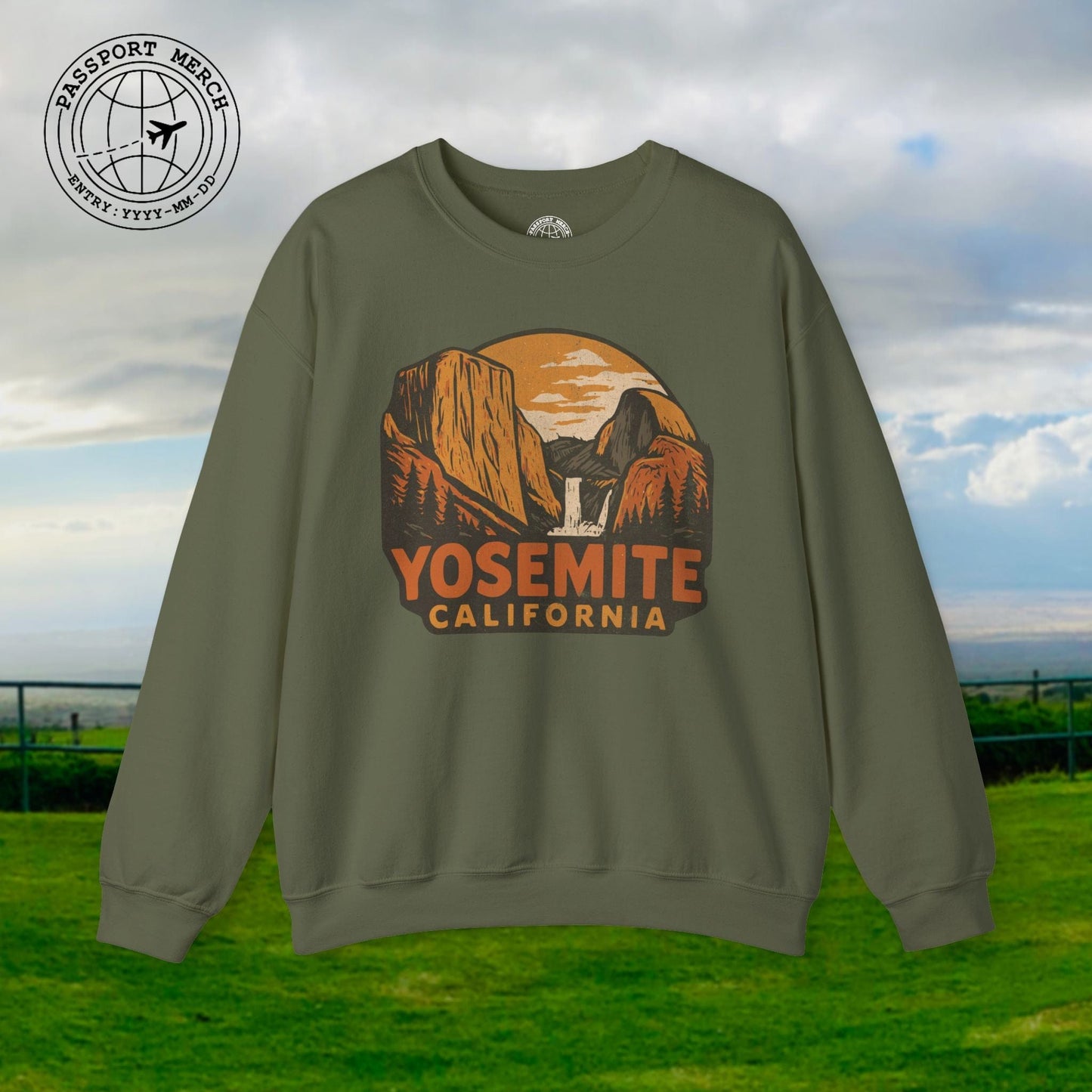Yosemite, California - 80's Vintage Crewneck