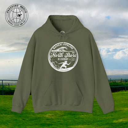 Be Legendary, Banzai Pipeline, Oahu Hawaii Hoodie