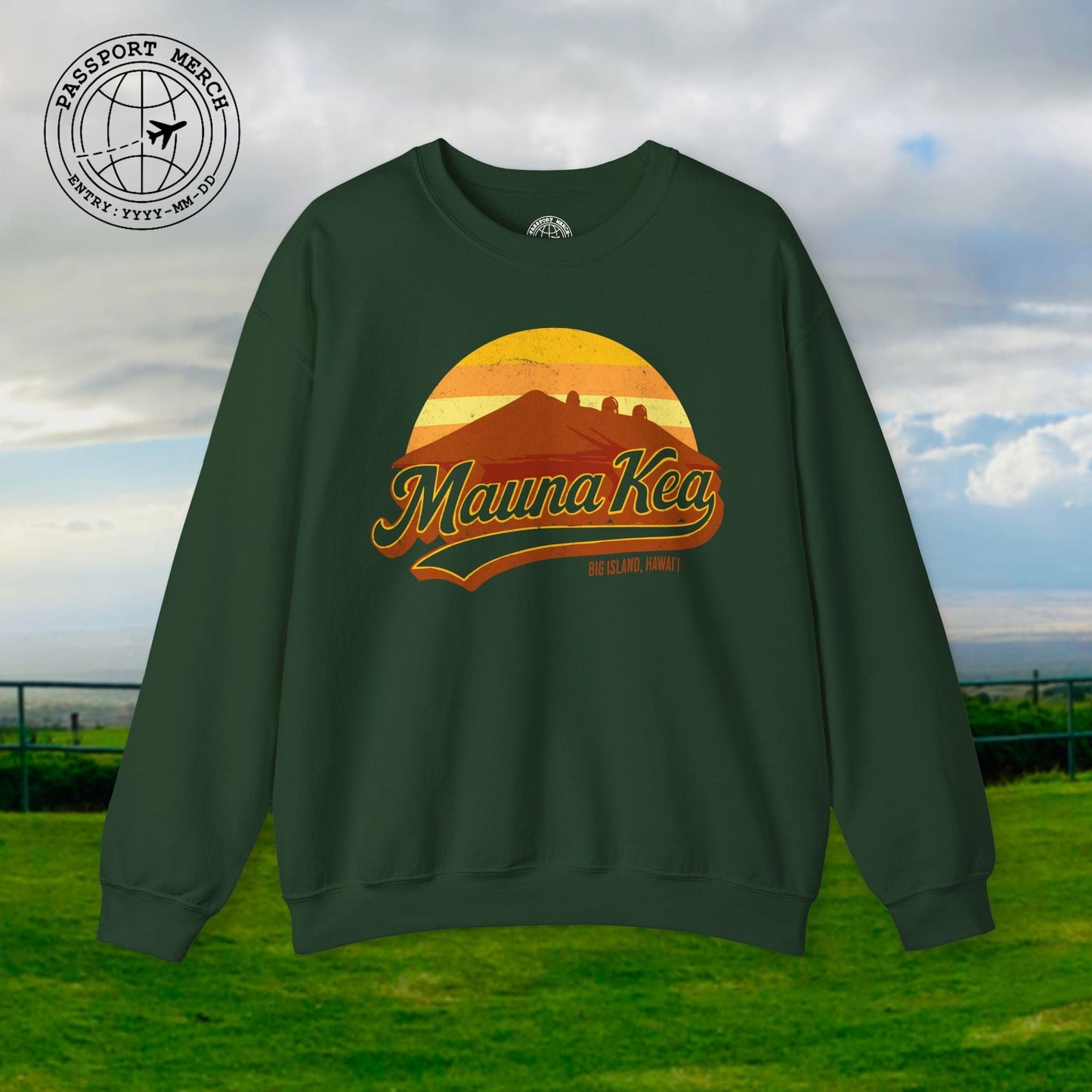 Vintage Mauna Kea, Big Island, Hawaii Crewneck