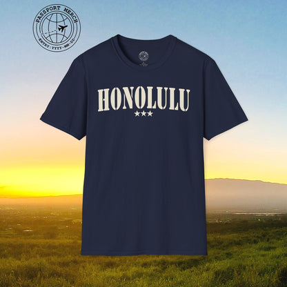 Classic Military, Honolulu, Hawaii T-Shirt