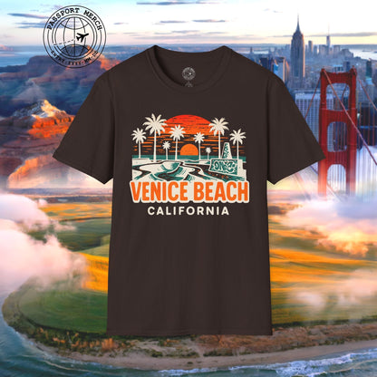 Venice Beach, California - 80's Vintage T-Shirt