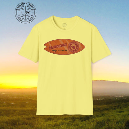 Makena Big Beach Maui Skim Board Hawaii T-Shirt