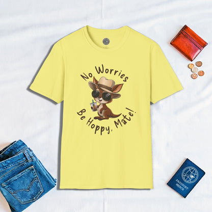 No Worries, Be Hoppy, Mate! Australia T-Shirt