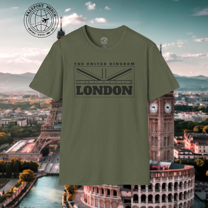 GPS Flag London England, UK T-Shirt
