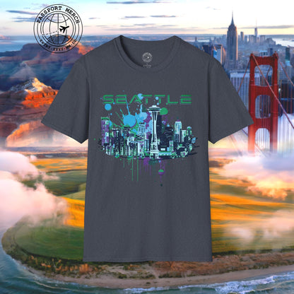 Abstract Space Needle, Seattle Washington T-Shirt