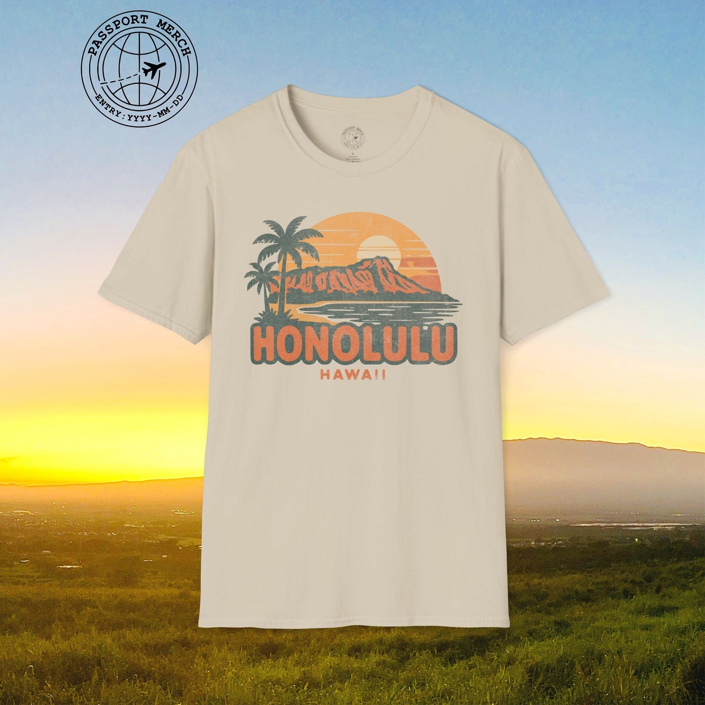 Honolulu, Oahu, Hawaii - 80's Vintage T-Shirt
