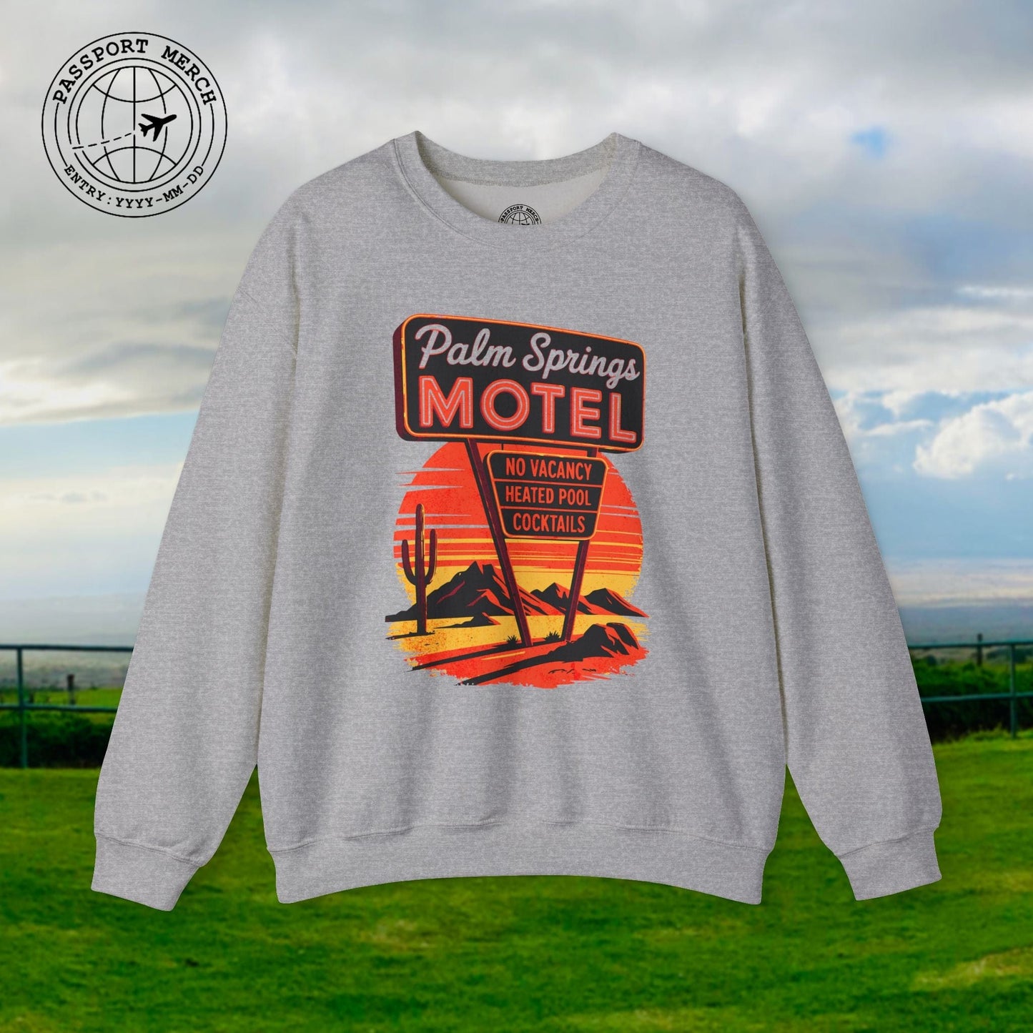 No Vacancy, Palm Springs, California Crewneck