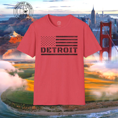 Detroit Stars & Stripes, Michigan T-Shirt