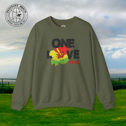 One Love, Aloha, Hawaii Crewneck