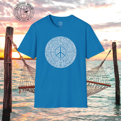 Aztec Peace Calendar Mexico T-Shirt