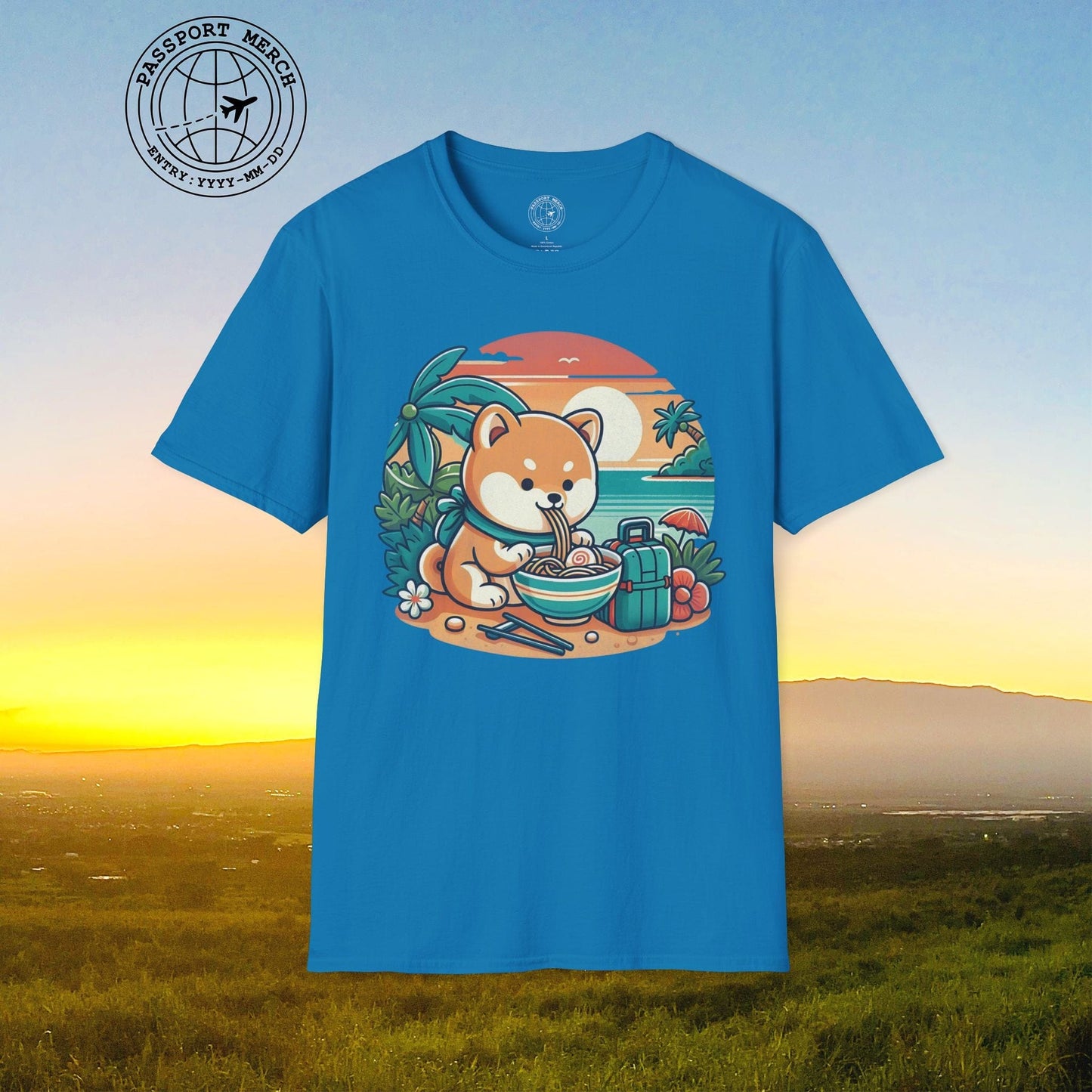 Japanese Shiba Inu Meets Hawaiian Saimin T-Shirt