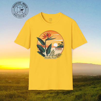Retro (Bird of) Paradise Found, Hawaii T-Shirt