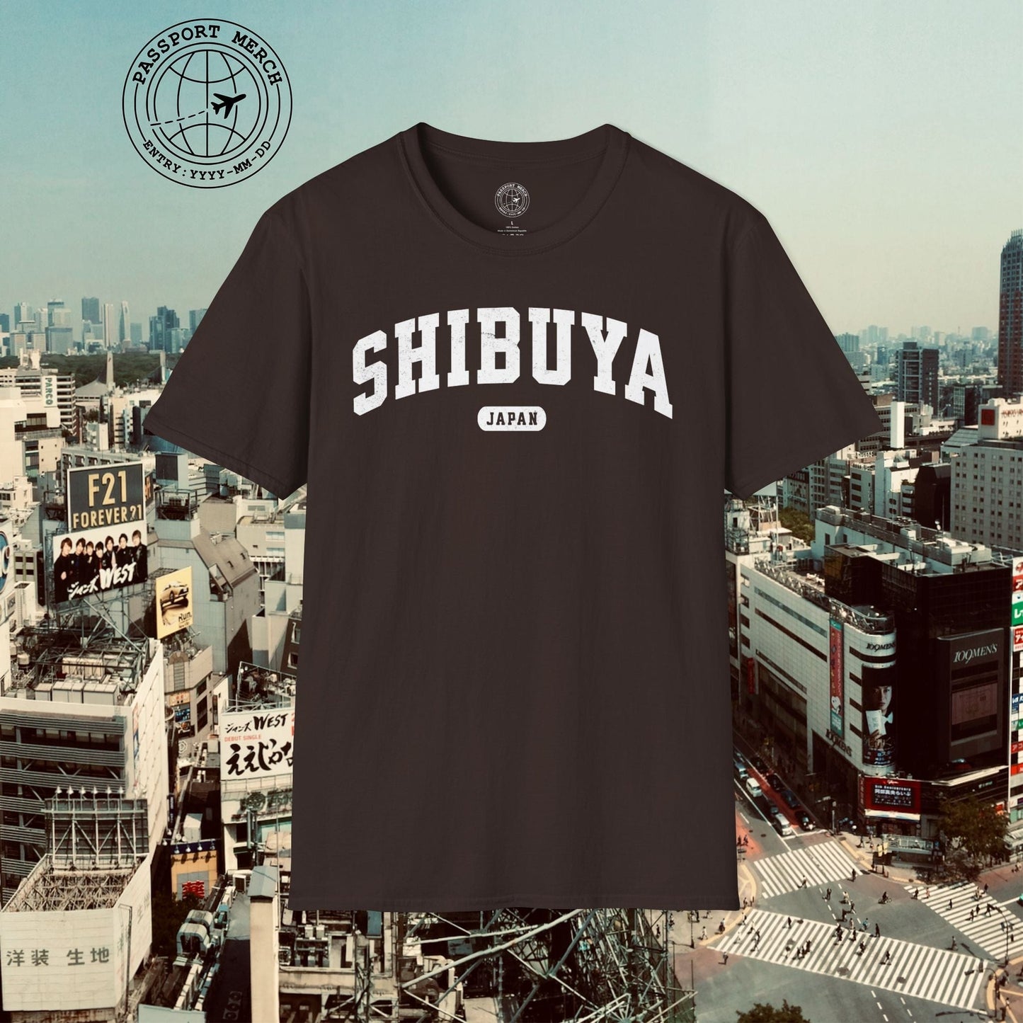 Classic Athletic (Bucket List Edition), Shibuya, Japan T-Shirt
