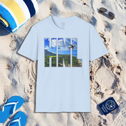 Airport Window ✈️ Honolulu Oahu Hawaii HNL T-Shirt