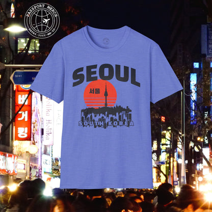 Seoul Retro Vintage Sunset, Korea T-Shirt