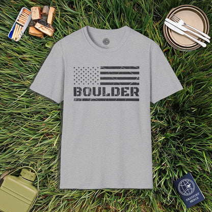 Boulder Stars & Stripes, Colorado T-Shirt