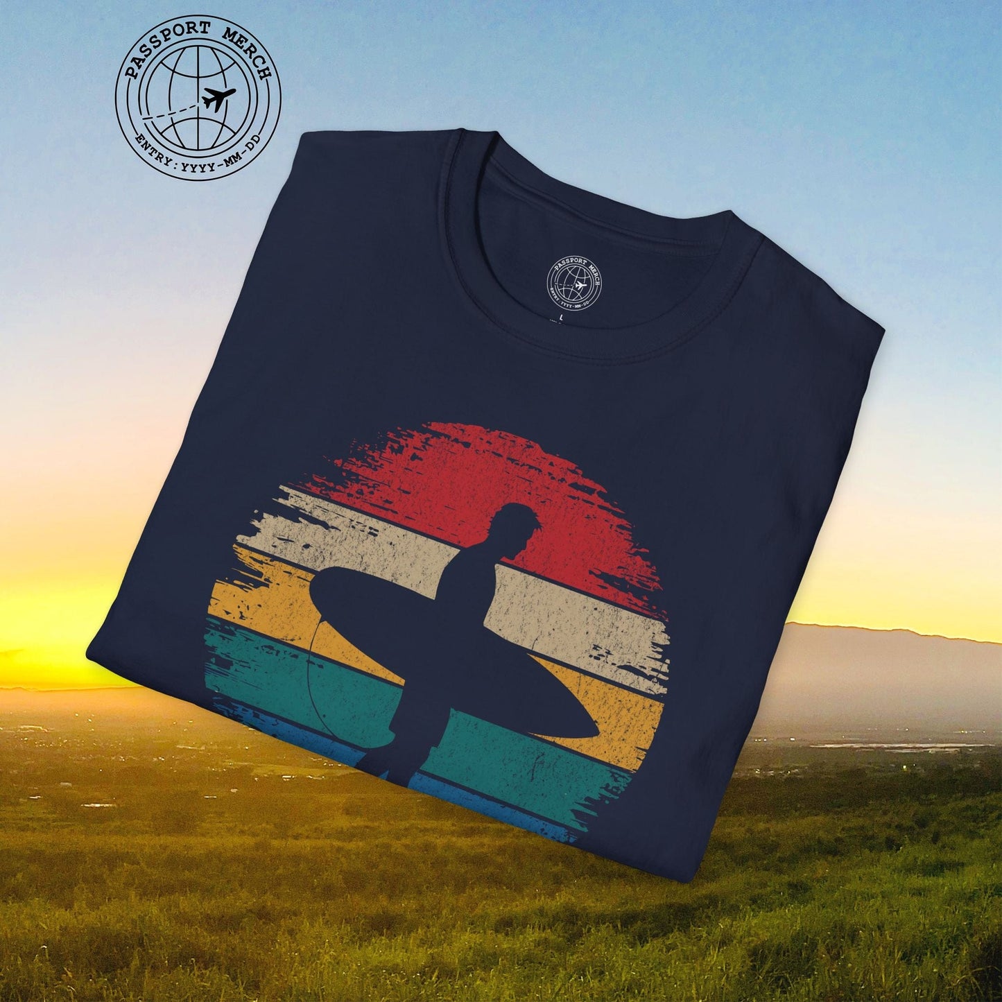 Retro Sun Surfer Dude T-Shirt