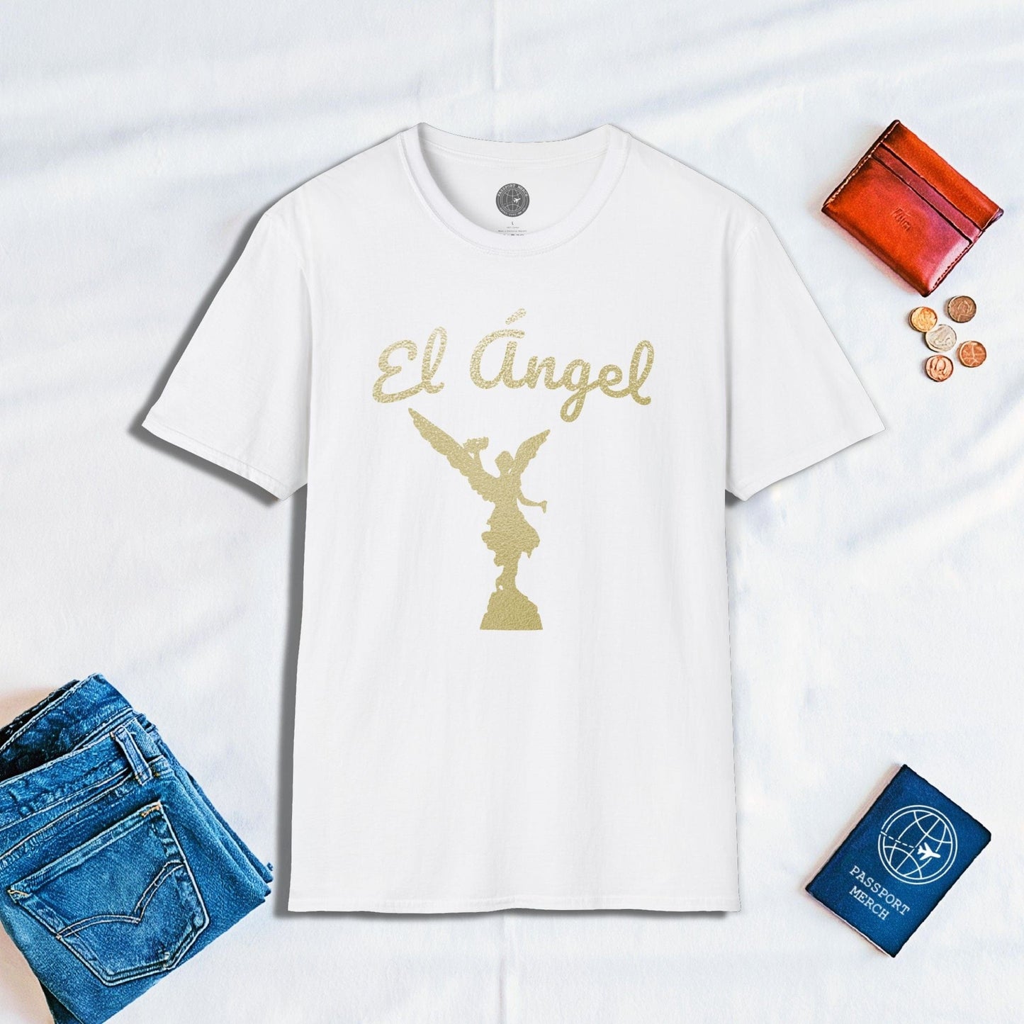 Golden Angel of Independence Mexico City T-Shirt