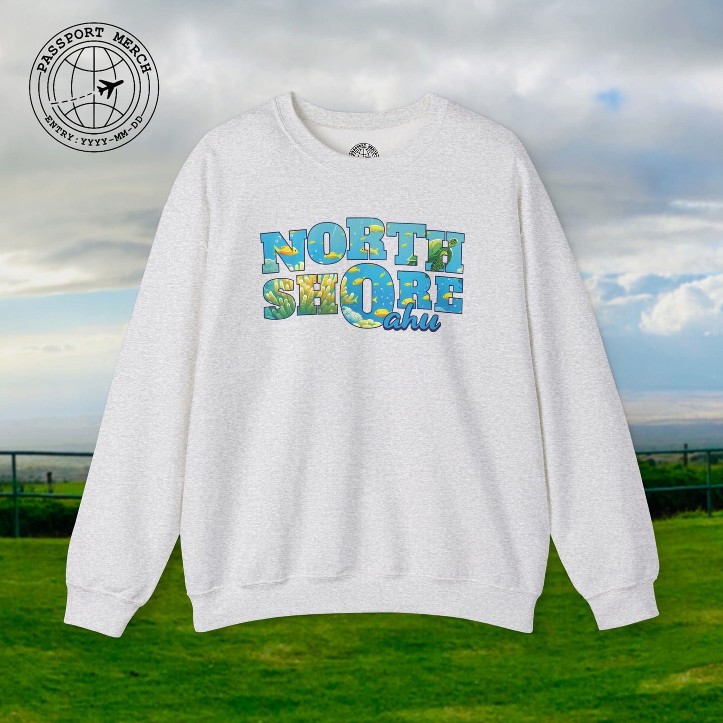 Underwater Dreams, North Shore Oahu, Hawaii Crewneck