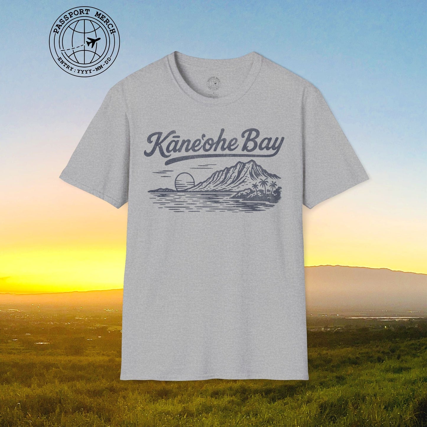Kaneohe Bay Vintage Monochrome, Hawaii T-Shirt