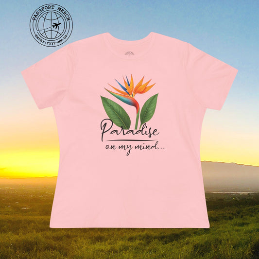 Paradise on My Mind, Hawaii, Womens Fit T-Shirt
