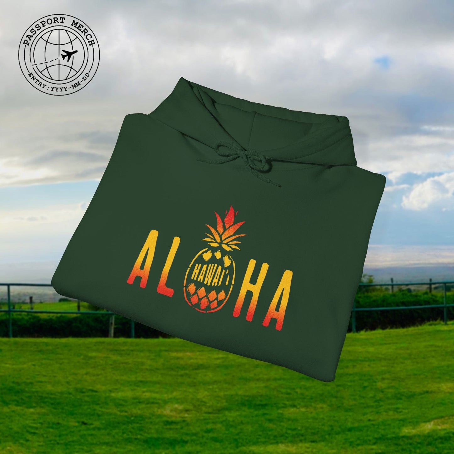 Aloha Pineapple Fire, Hawaii Hoodie