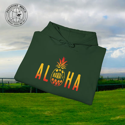 Aloha Pineapple Fire, Hawaii Hoodie