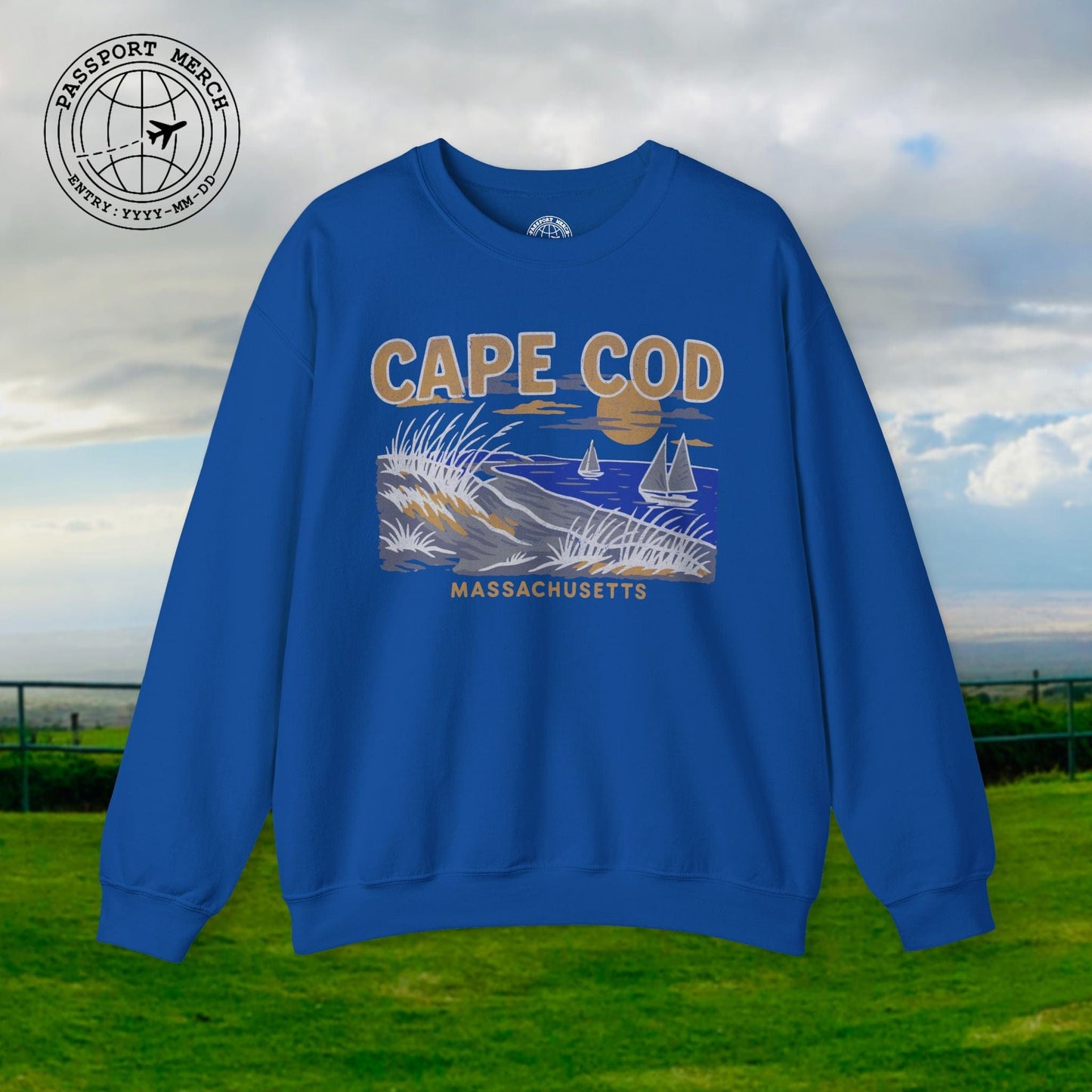 Cape Cod, Massachusetts - 80's Vintage Crewneck