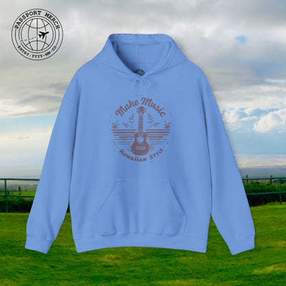 Make Music Hawaiian Style Hoodie