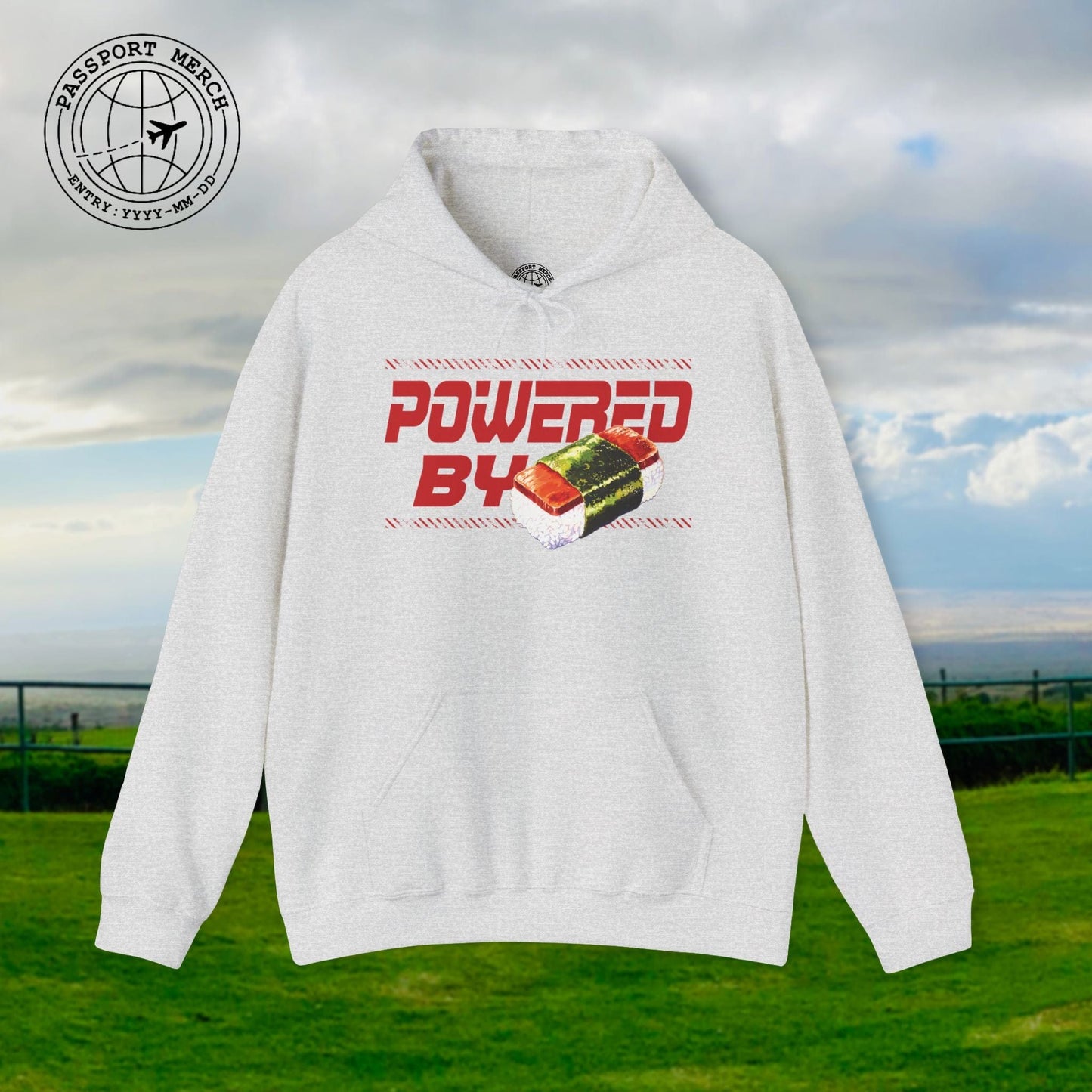 Powered By Musubi, Hawaii Hoodie