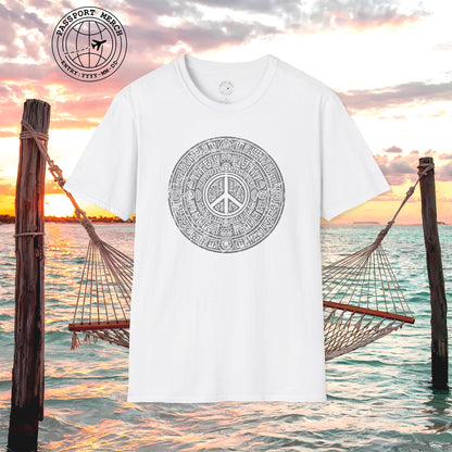 Aztec Peace Calendar Mexico T-Shirt