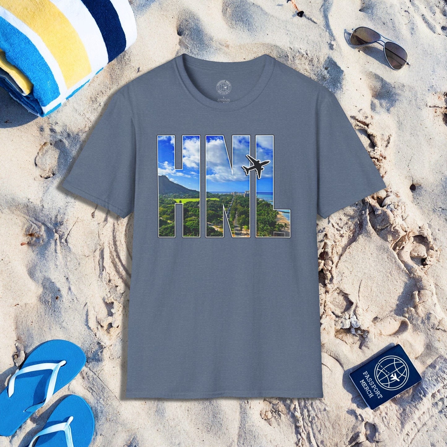 Airport Window ✈️ Honolulu Oahu Hawaii HNL T-Shirt