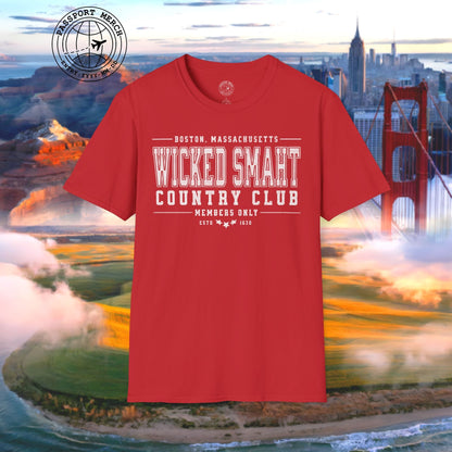 Wicked Smaht Country Club, Boston, Massachussets T-Shirt