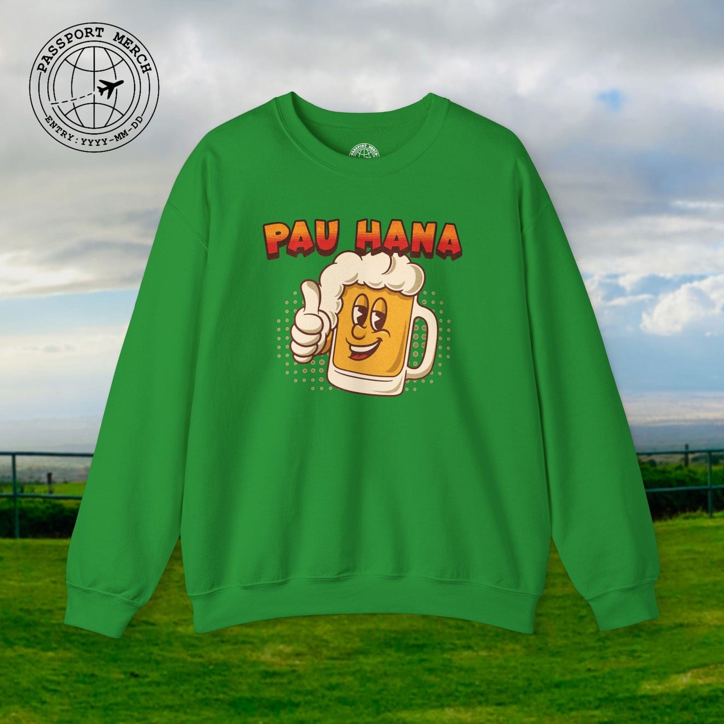 Pau Hana Beer, Hawaii Crewneck