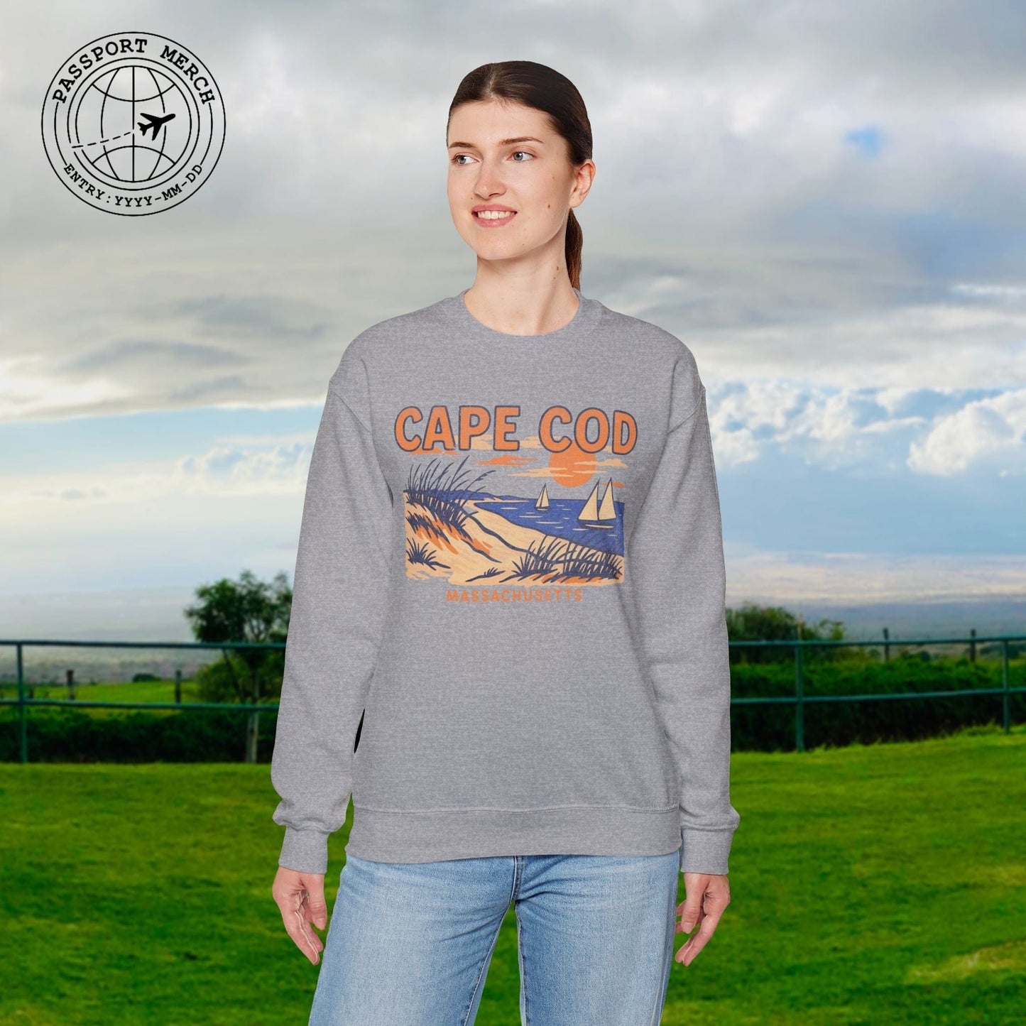 Cape Cod, Massachusetts - 80's Vintage Crewneck